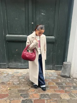 Paris taske - Vinrød