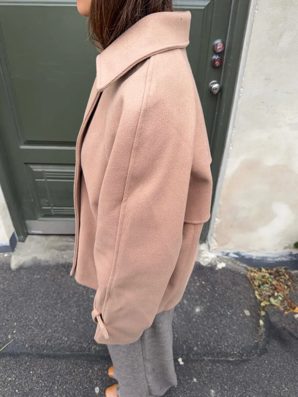 Patricia kort trenchcoat - Beige
