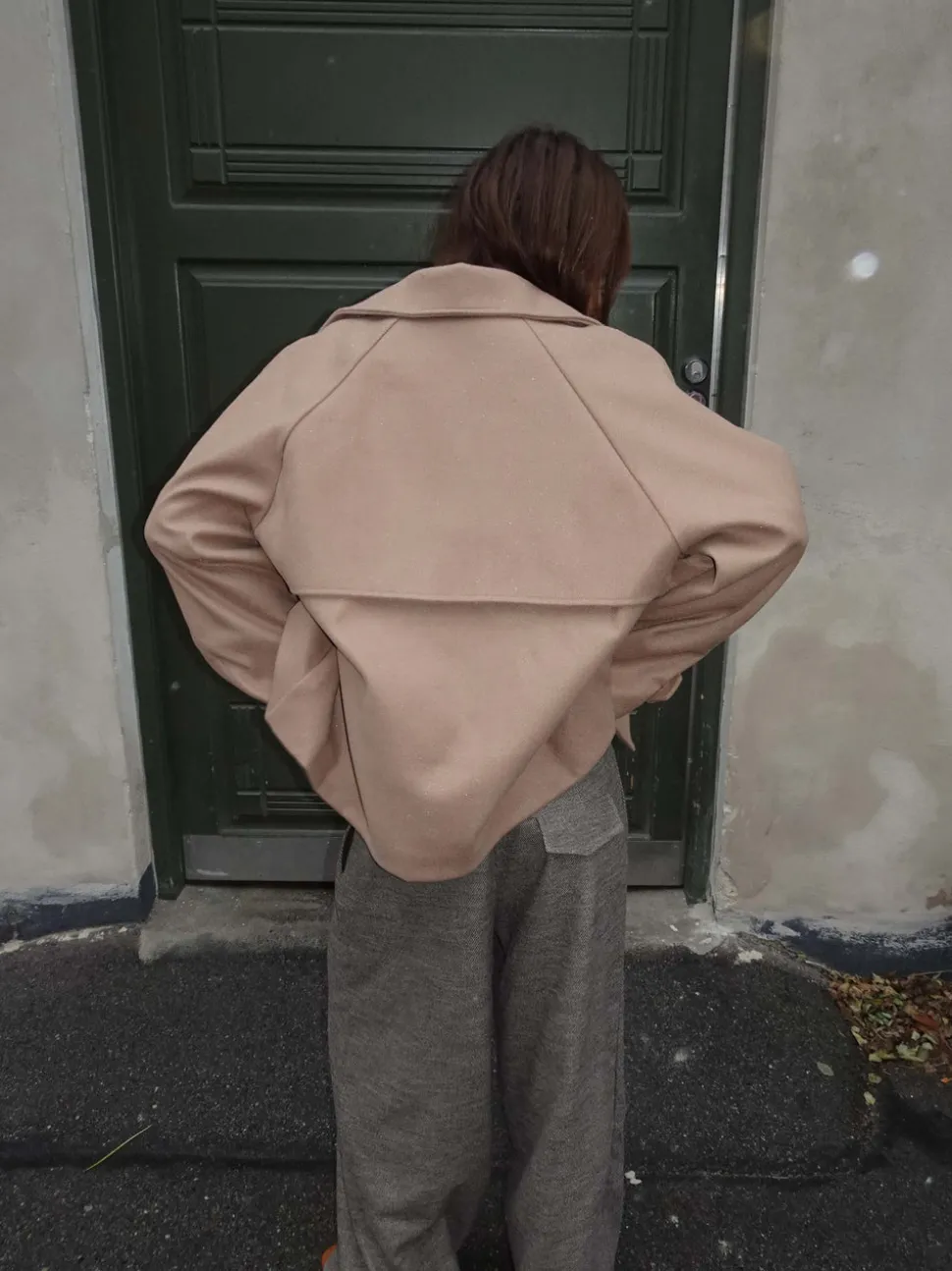 Patricia kort trenchcoat - Beige