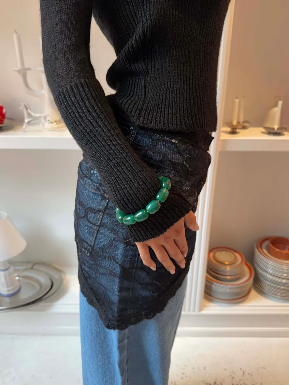 Perla armbånd - Grøn