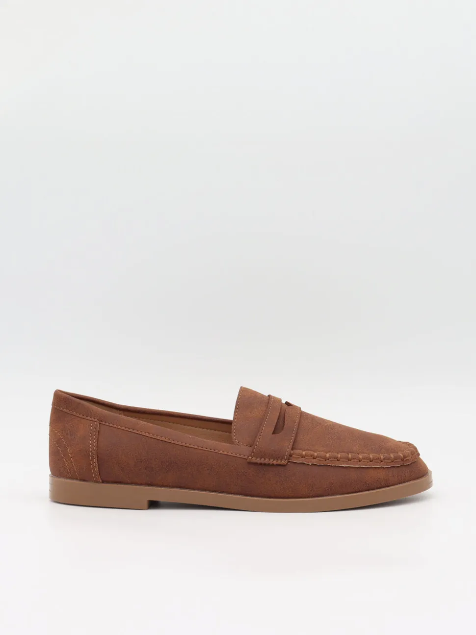 Pilou loafers i ruskind - brun
