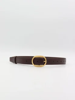 Pure bælte - Brun/guld