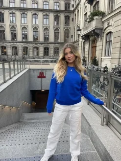 Rebecca hør bukser - Hvid