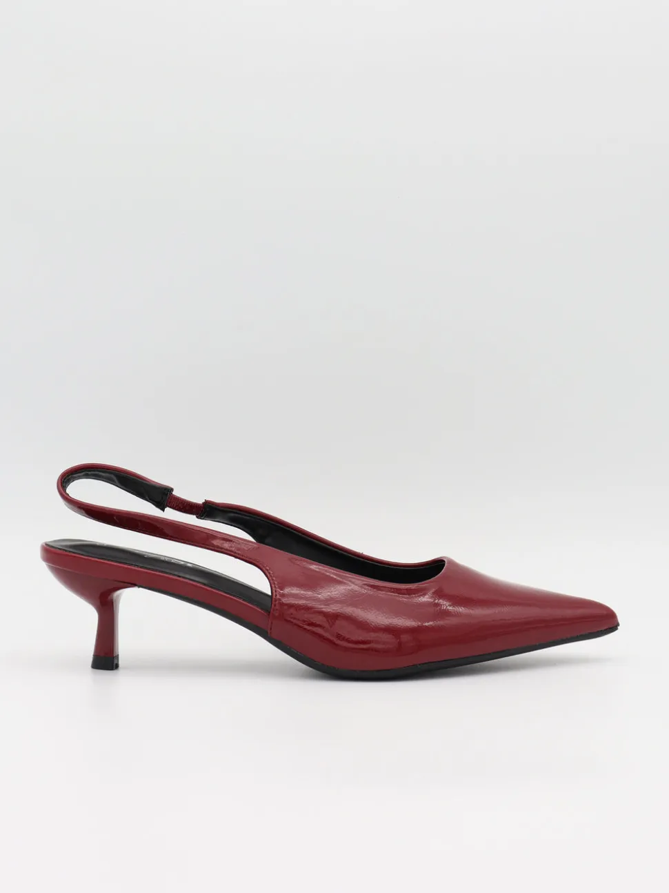 Robin slingback mules - Rød