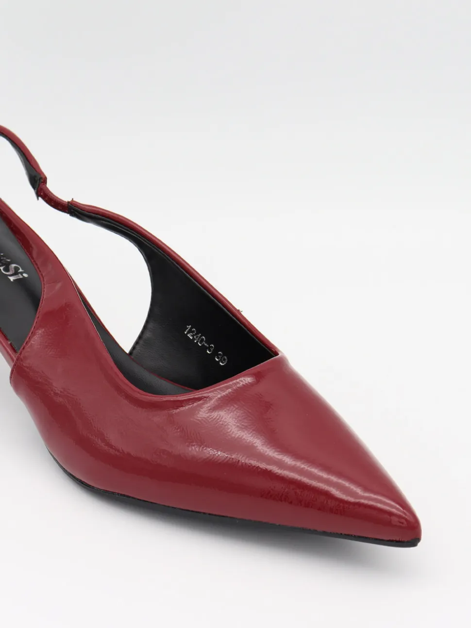 Robin slingback mules - Rød