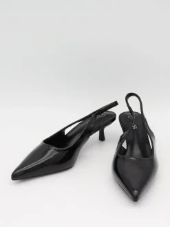 Robin slingback mules - Sort