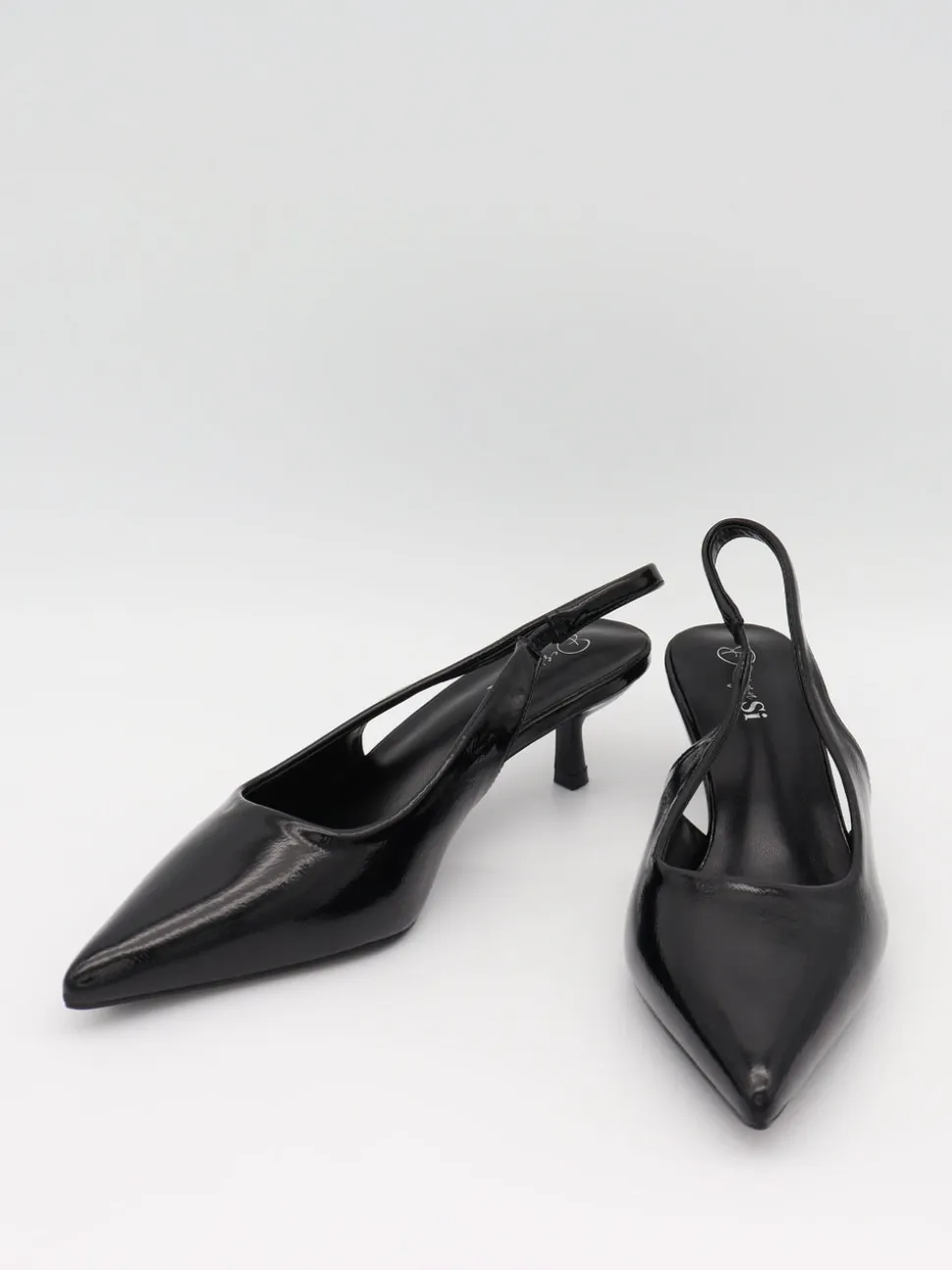 Robin slingback mules - Sort