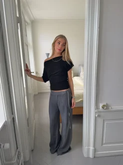 Ronya bukser med bælte - Grå