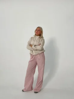 Sadie stribede bukser - Rød/hvid