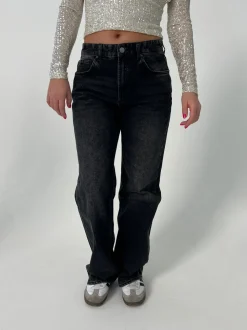 Sage baggy jeans - Mørke grå denim