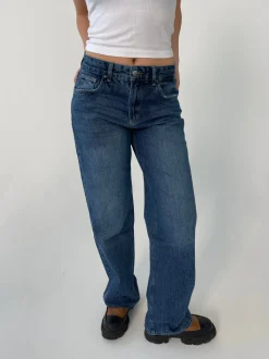 Sage baggy jeans - Mørkeblå denim