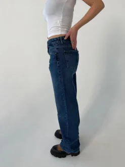 Sage baggy jeans - Mørkeblå denim