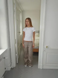Salva suit bukser - Taupe