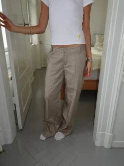 Salva suit bukser - Taupe