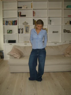 Samara jeans - Mørkeblå denim
