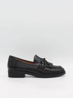 Samia loafers med detaljer - Sort