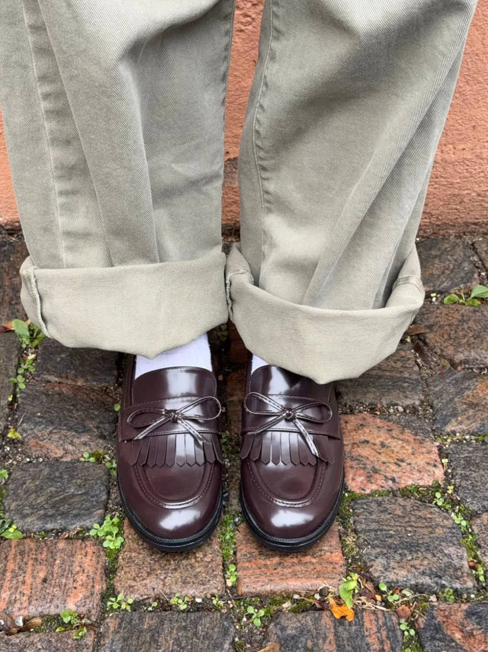 Samia loafers med detaljer - Brun