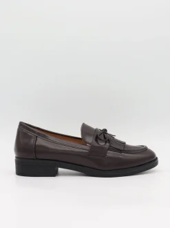 Samia loafers med detaljer - Brun