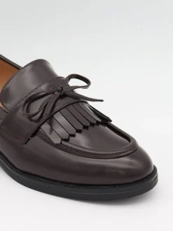 Samia loafers med detaljer - Brun