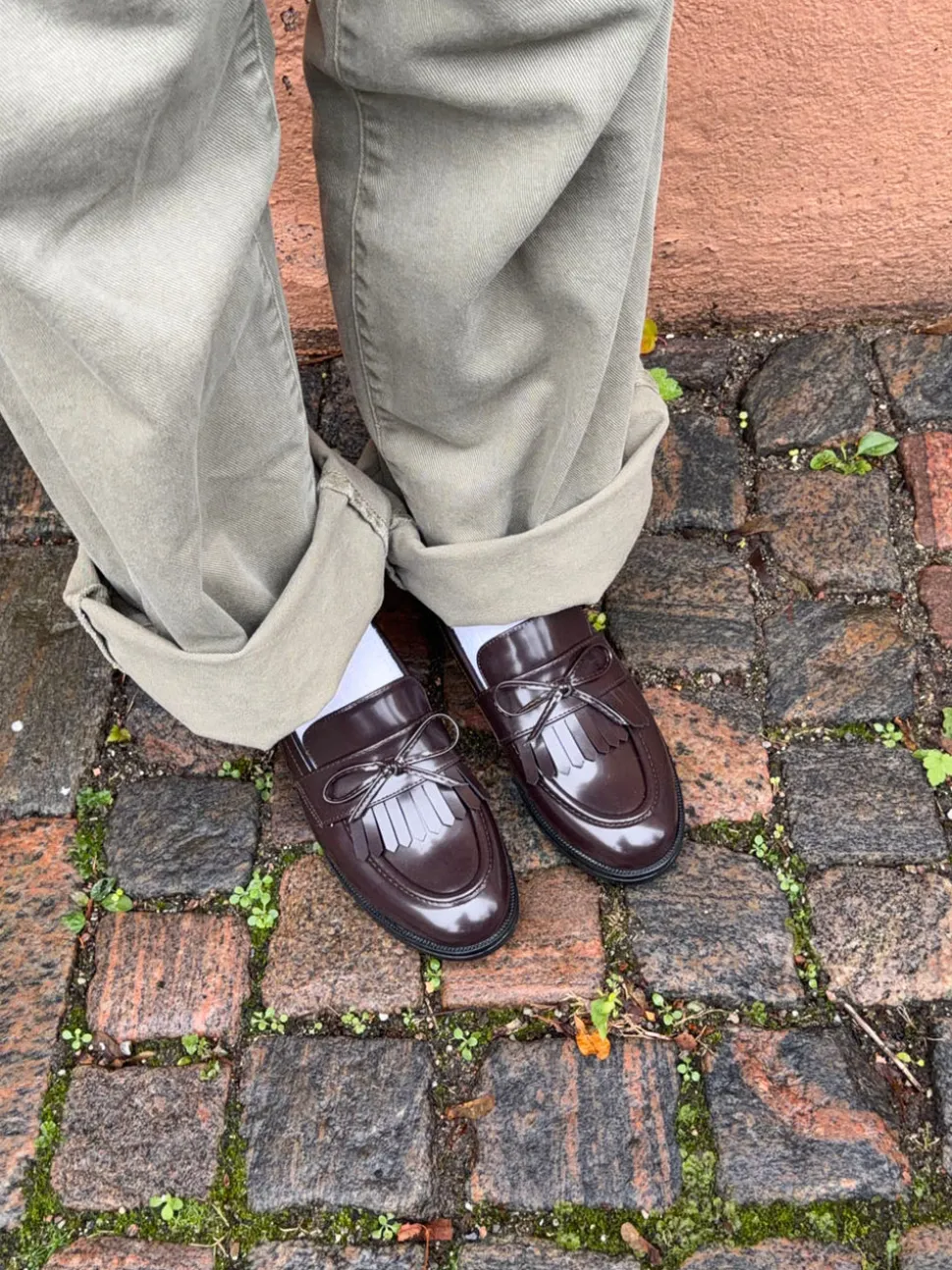 Samia loafers med detaljer - Brun