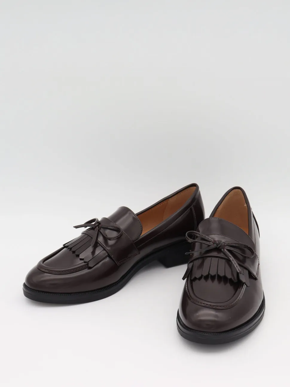 Samia loafers med detaljer - Brun