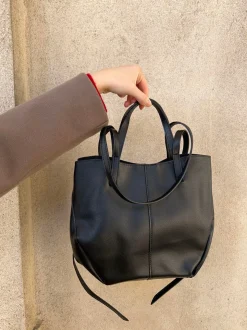 Santiago mini skuldertaske - Sort