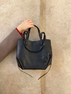 Santiago mini skuldertaske - Sort