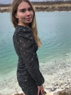 Sara kjole med mønster
