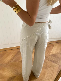 Scandivv bukser med detaljer - Beige