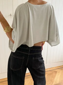 Scandivv poncho med glimmer - Sølv
