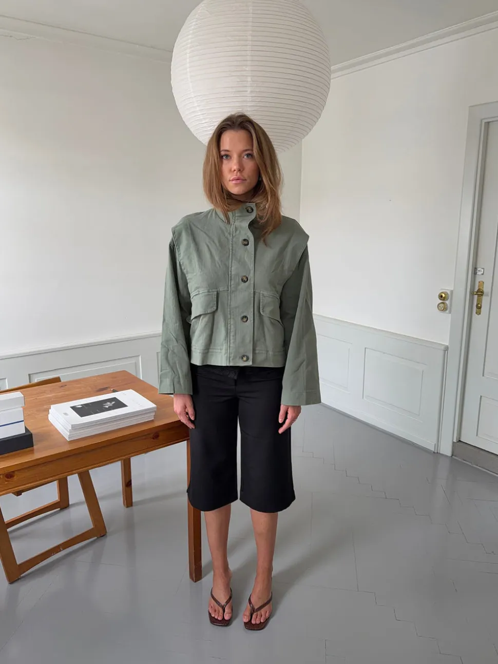 Seraphine jakke - Kaki