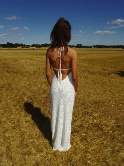 Sesia maxi blondekjole - Hvid