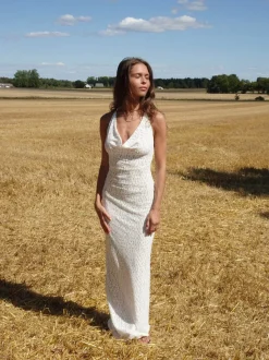 Sesia maxi blondekjole - Hvid