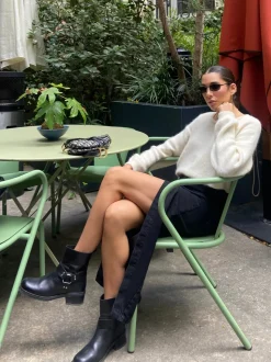Sierra striktrøje - Off-white