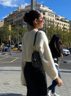 Sierra striktrøje - Off-white