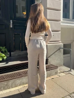 Signe hør bukser - beige