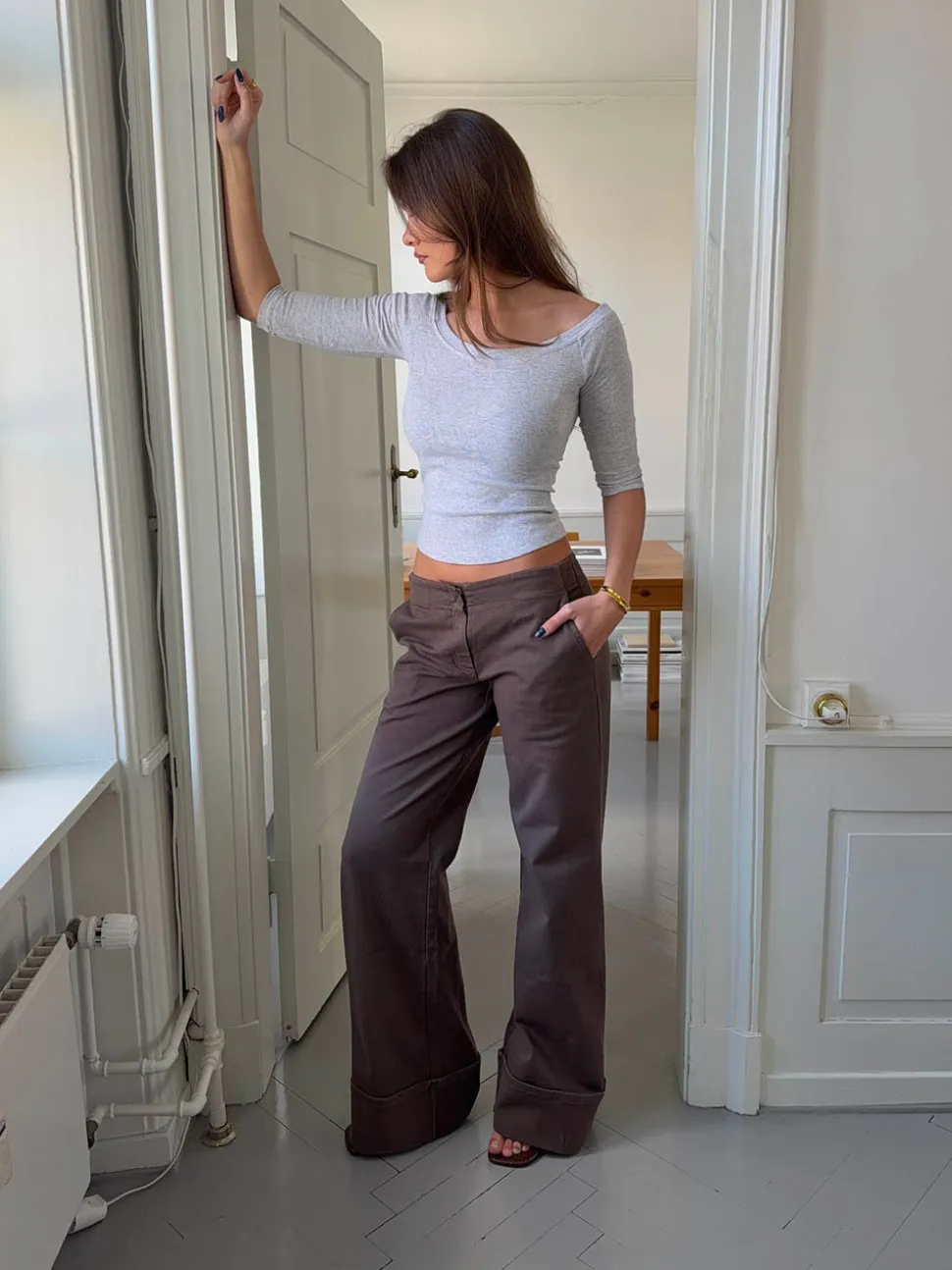 Siv jeans - Brun