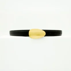 Sleek bælte - Sort/guld