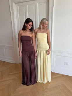 Solara kjole – Lys gul