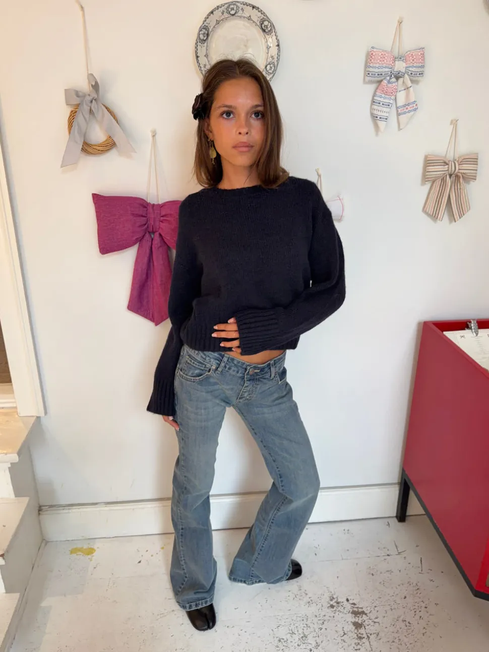 Solea bootcut jeans - Lys denim