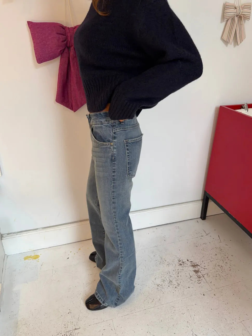 Solea bootcut jeans - Lys denim
