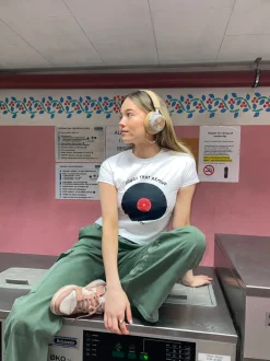 Songs that remind me baby tee - Hvid