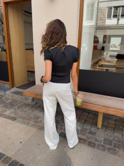 Sussa bukser med detaljer - Hvid