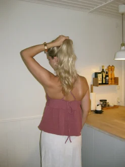 Sussie top - Støvet rosa