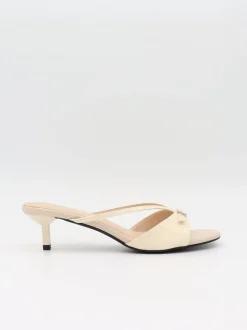 Teleo minihæle med spændedetalje - Beige