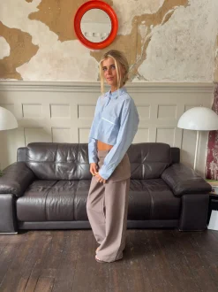 Thealine bukser med nederdel - Taupe