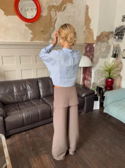 Thealine bukser med nederdel - Taupe