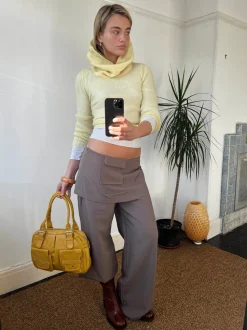 Thealine bukser med nederdel - Taupe