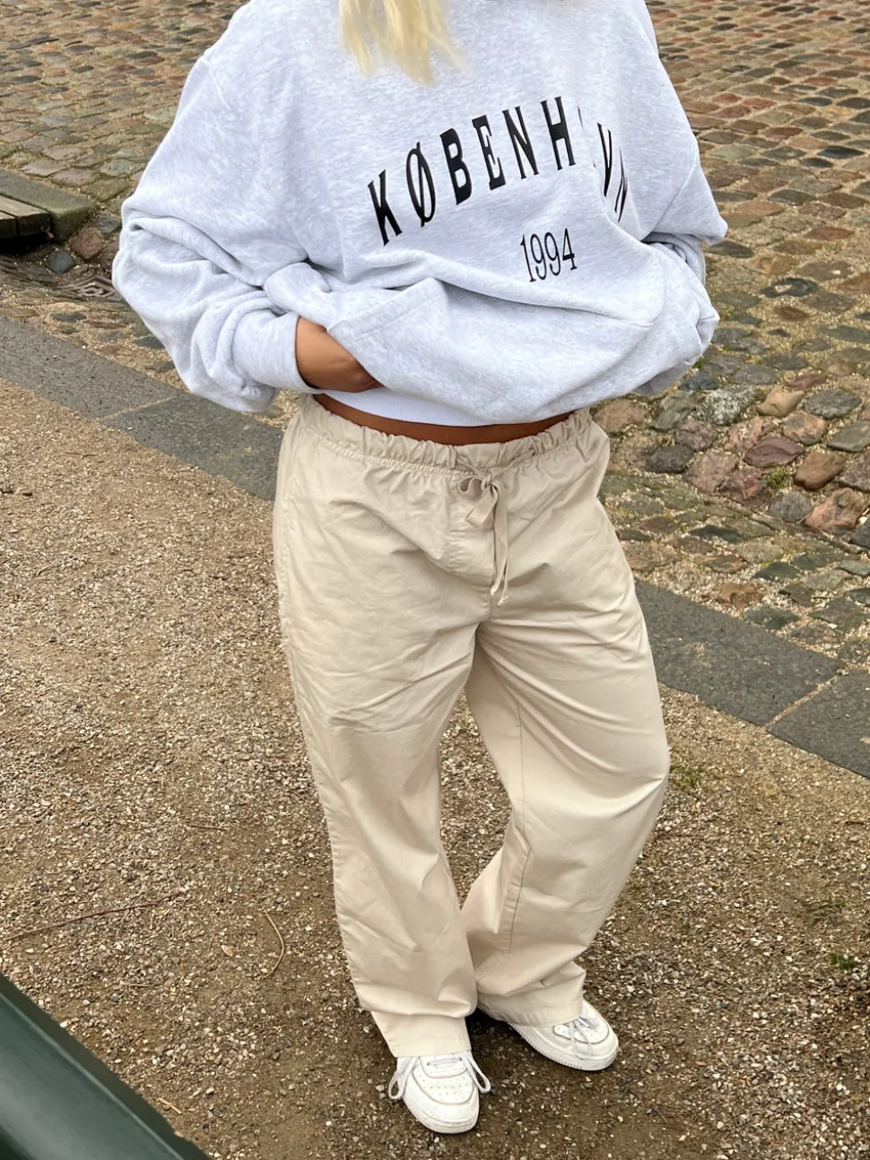 Thora løse bukser - Beige