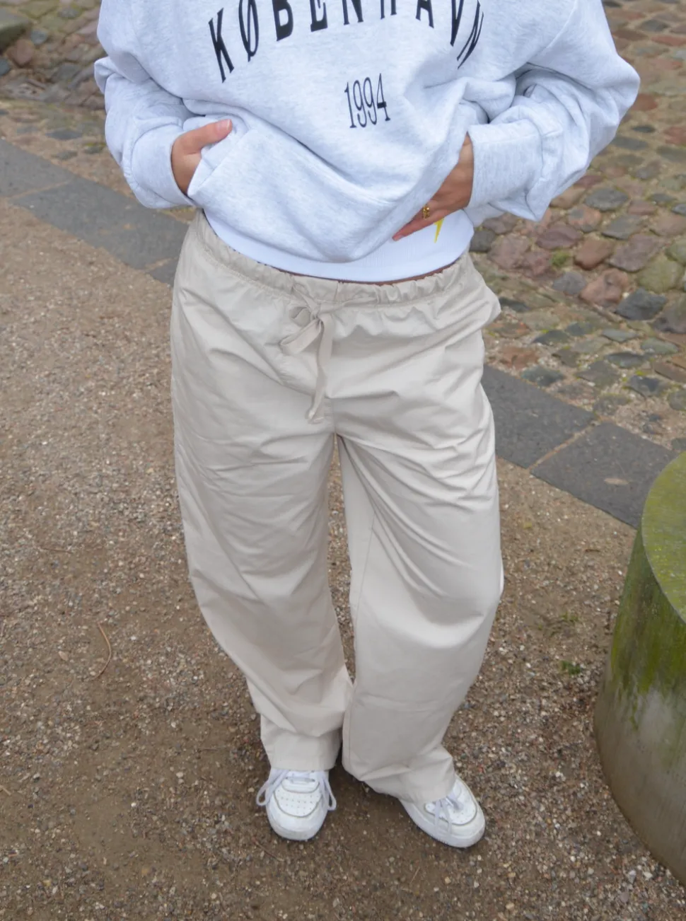 Thora løse bukser - Beige